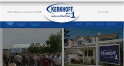 Desktop Screenshot of kerkhoffauction.com