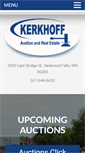 Mobile Screenshot of kerkhoffauction.com